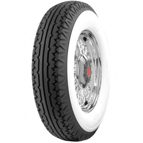 650x18 (6.50-18) 87P FIRESTONE BALLOON 4 1/4" WHITEWALL: TUBE TYPE 650x18 (6.50-18) 87P FIRESTONE BALLOON 4 1/4" WHITEWALL: TUBE TYPE